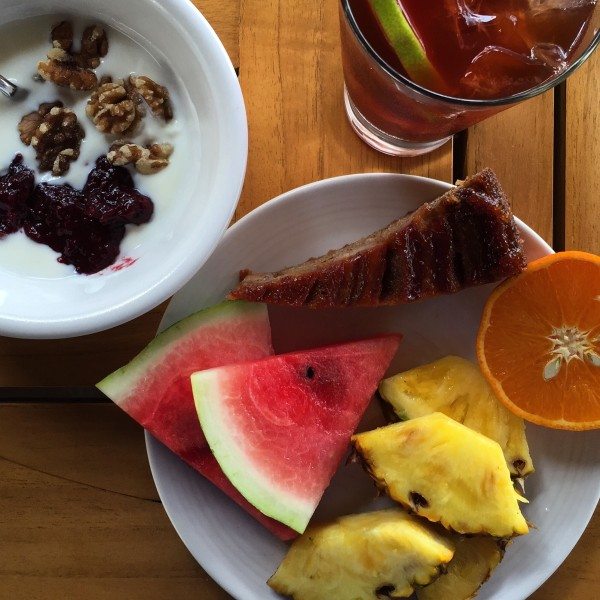 delicious breakfast at the Andaz Costa Rica