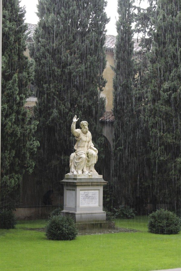 Baccio Bandinelli in the gardens of Santa Croce