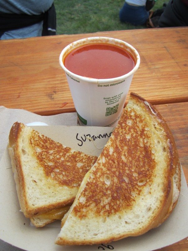 Grilled Cheese and Smokey Tomato Soup @ Outside Lands