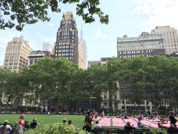 flashback Friday Bryant Park, NYC