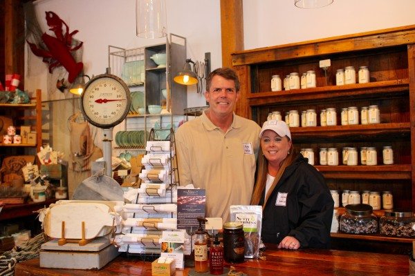 Bruce and Liz Andrews, owners of Farm + Table in Cape Porpoise, Maine