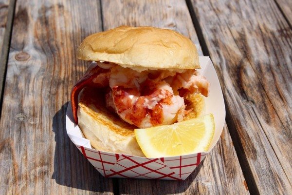 lobster roll in Maine