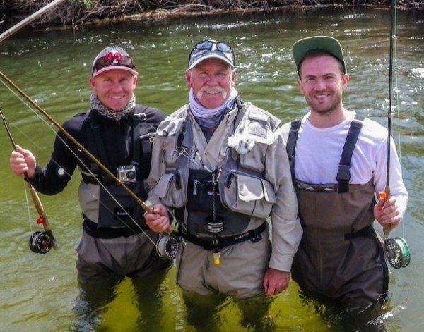 Trevor, Waldie & Derek on a boy's weekend in Mammoth last summer 