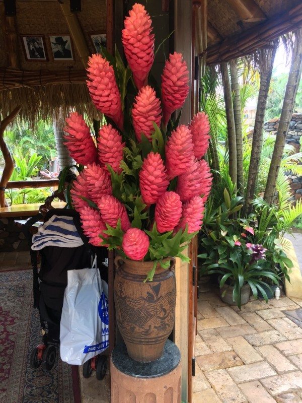 A gorgeous arrangement at the front entrance.