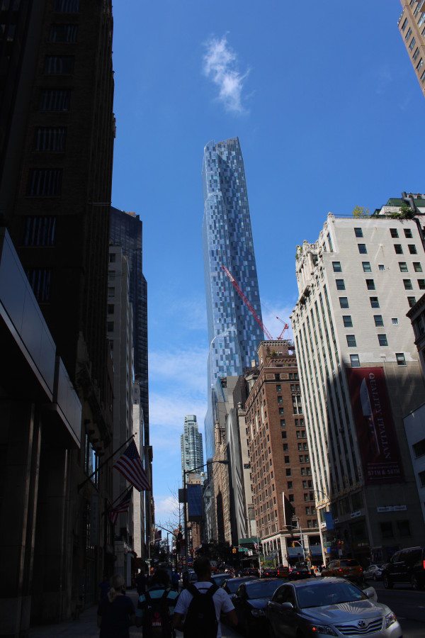 View of the Park Hyatt Tower from 57th street