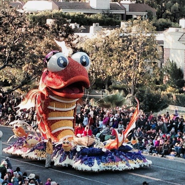 One of the spectacular floats