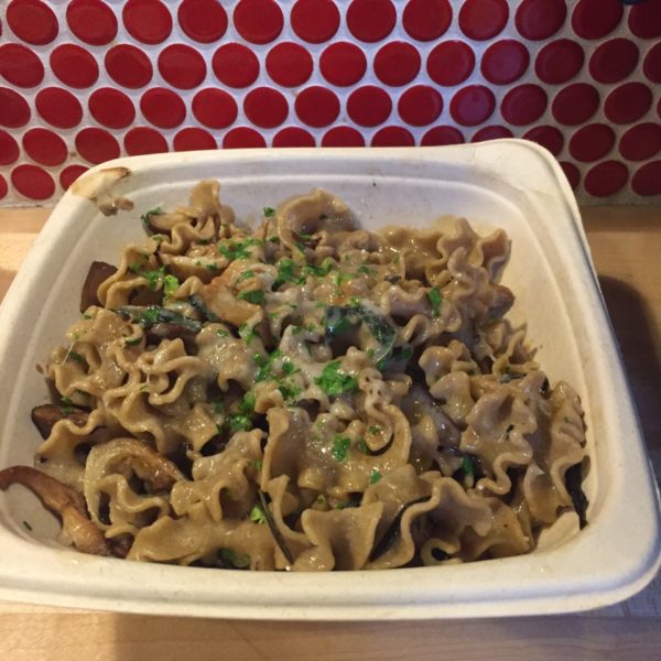 Knead Pasta Bar: Porcini Lasagnette with wild mushrooms, garlic and herbs