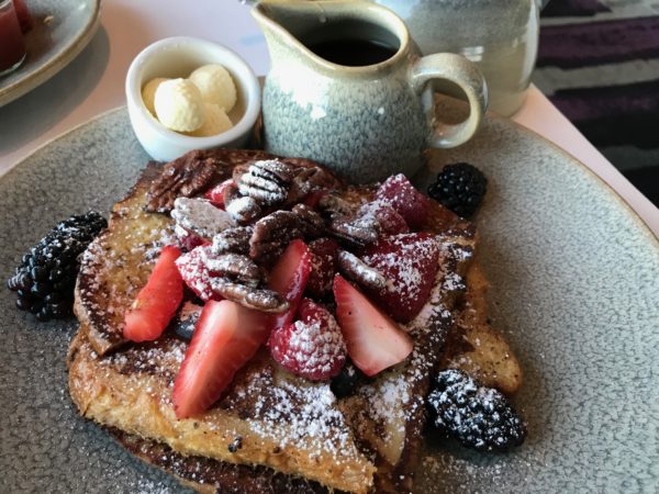 French-toast-with-strawberries-pecans-and-warm-syrup The french toast at The Carmel Highlands Inn is fantastic!