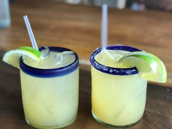 Two margaritas at the Andaz Mayakoba Resort