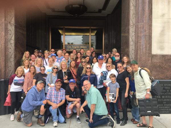 tour of the LA Times