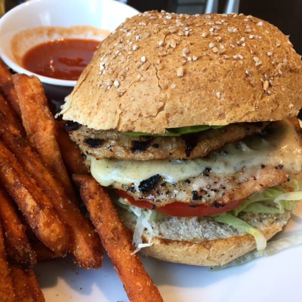 Turkey Burger from Urbane at the Hyatt Regency Bloomington