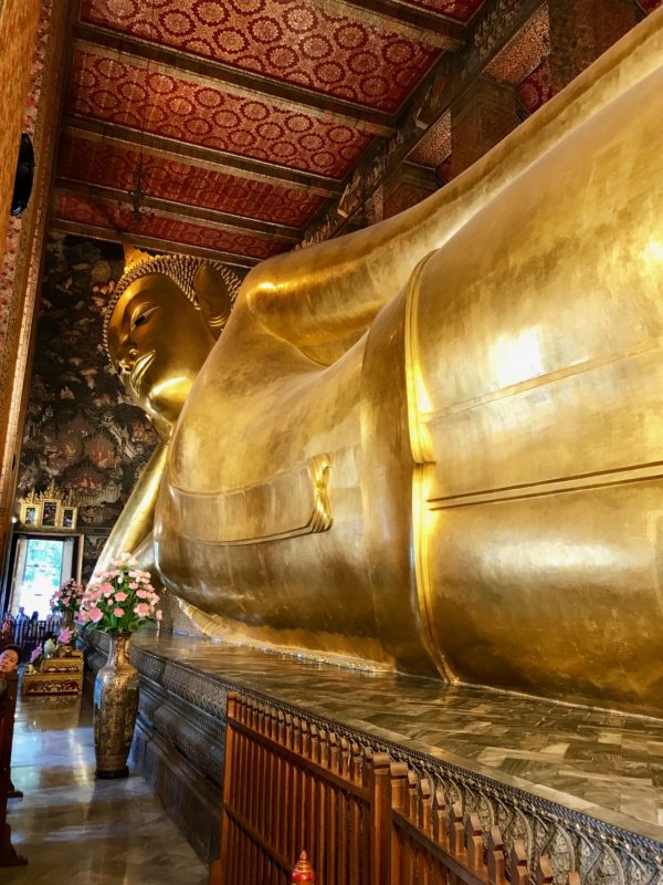 Seeing the Reclining Buddha is one of the Ten reasons to visit Thailand.