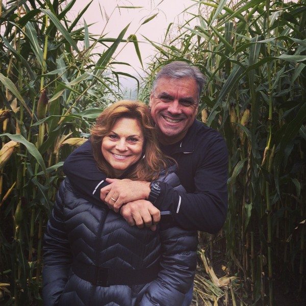 hugging in the cornfields