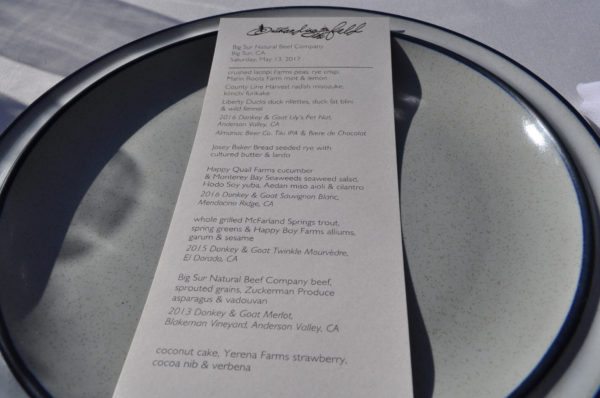farm to table dinner