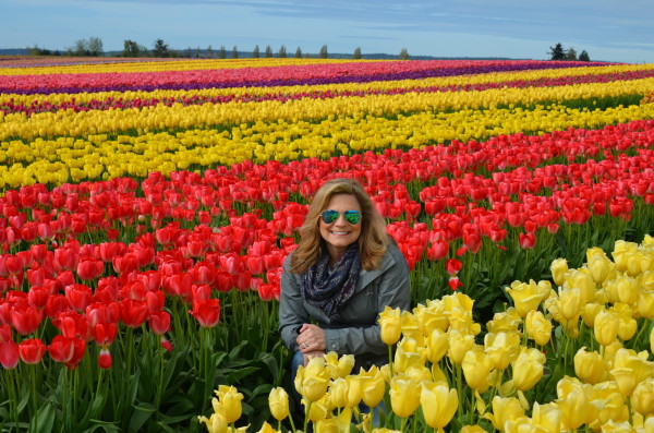 spring flower display