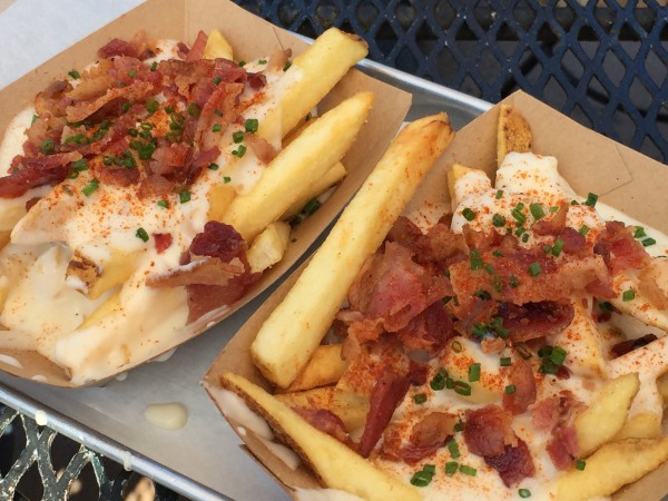 Slapfish Clam Chowder Fries with Bacon