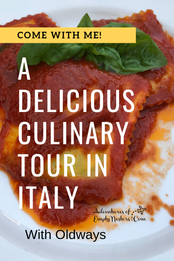 culinary tour in Italy