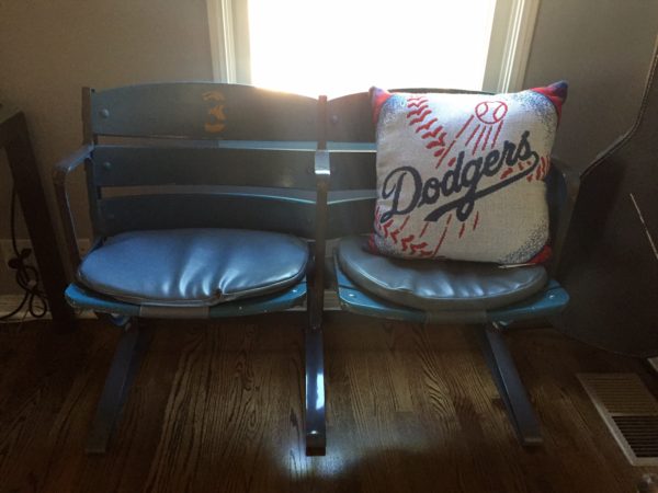 Dodger seats - Vin Scully