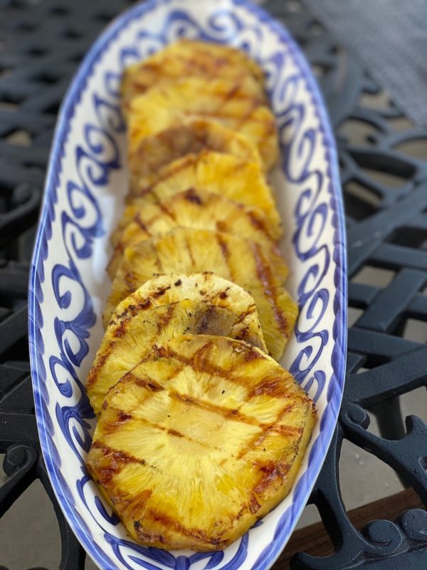 pineapple on the grill